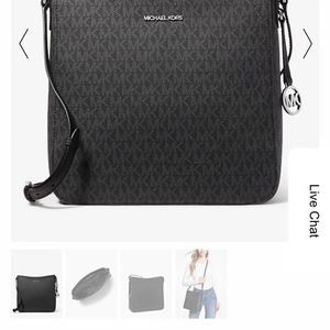 Michael Kors jet set large logo purse